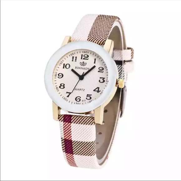 Rinnady Accessories - New Stunning plaid Watch